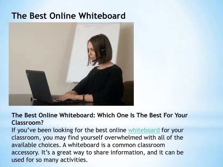 the best online whiteboard the best online