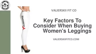 Key Factors To Consider When Buying Women's Leggings
