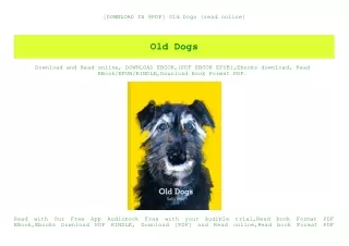 [DOWNLOAD IN @PDF] Old Dogs {read online}