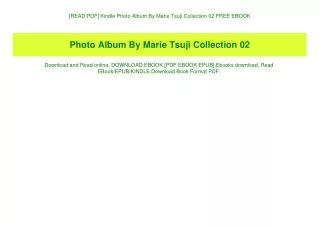 [READ PDF] Kindle Photo Album By Marie Tsuji Collection 02 FREE EBOOK