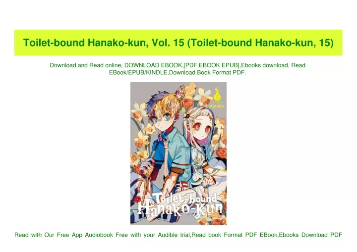 toilet bound hanako kun vol 15 toilet bound
