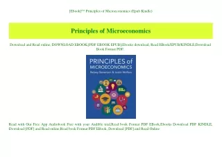 [Ebook]^^ Principles of Microeconomics (Epub Kindle)