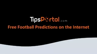 Free Football Tips and Predictions