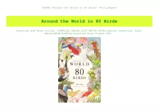[BOOK] Around the World in 80 Birds 'Full_Pages'
