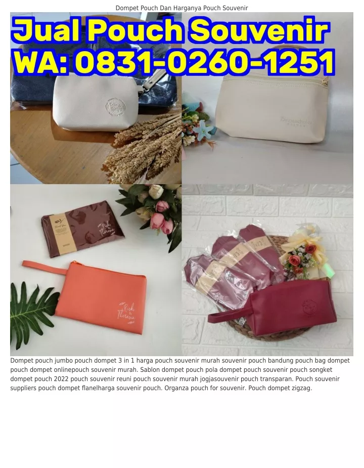 dompet pouch dan harganya pouch souvenir