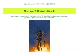 [Epub]$$ Alien Vol. 2 Revival (Alien  2) [K.I.N.D.L.E]