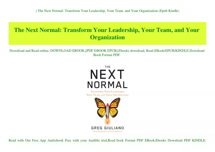 the next normal transform your leadership your