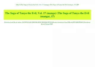 [Best!] The Saga of Tanya the Evil  Vol. 17 (manga) (The Saga of Tanya the Evil (manga)  17) ZIP