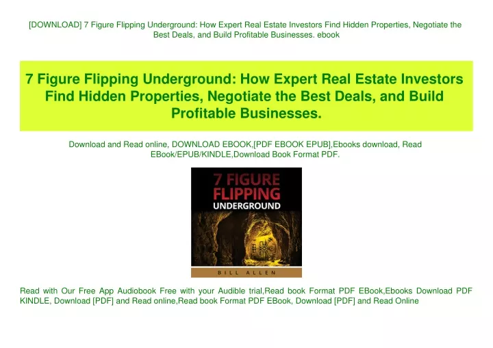 download 7 figure flipping underground how expert
