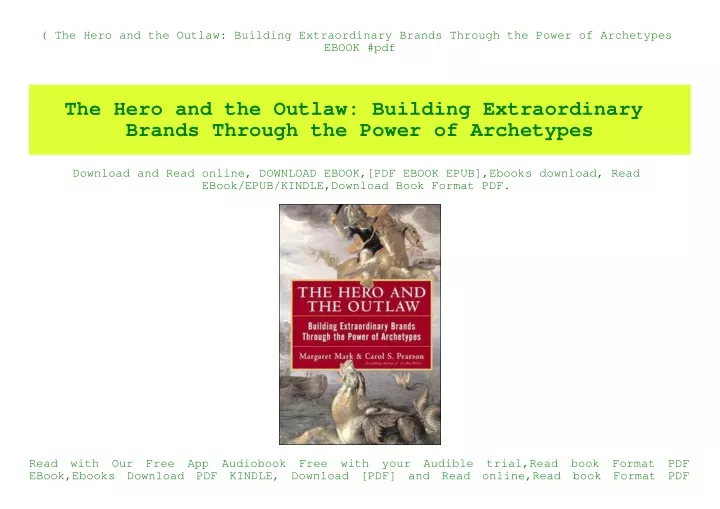the hero and the outlaw building extraordinary