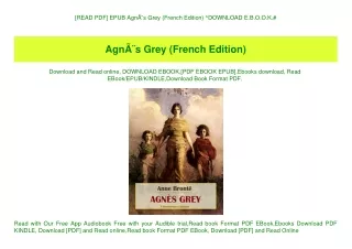 [READ PDF] EPUB AgnÃƒÂ¨s Grey (French Edition) ^DOWNLOAD E.B.O.O.K.#