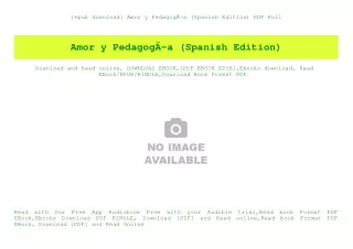 {epub download} Amor y PedagogÃƒÂ­a (Spanish Edition) PDF Full