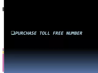 purchase toll free number