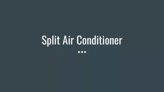 split air conditioner