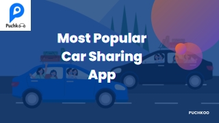 Most Popular Car Sharing App | Puchkoo