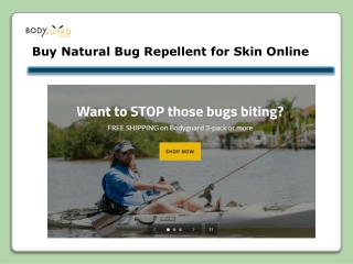 Buy Natural Bug Repellent for Skin Online