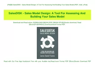 [Pdf]$$ SalesDISK - Sales Model Design A Tool For Assessing And Building Your Sales Model [PDF  mobi  ePub]
