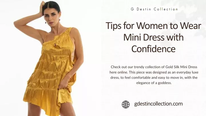 tips for women to wear mini dress with confidence