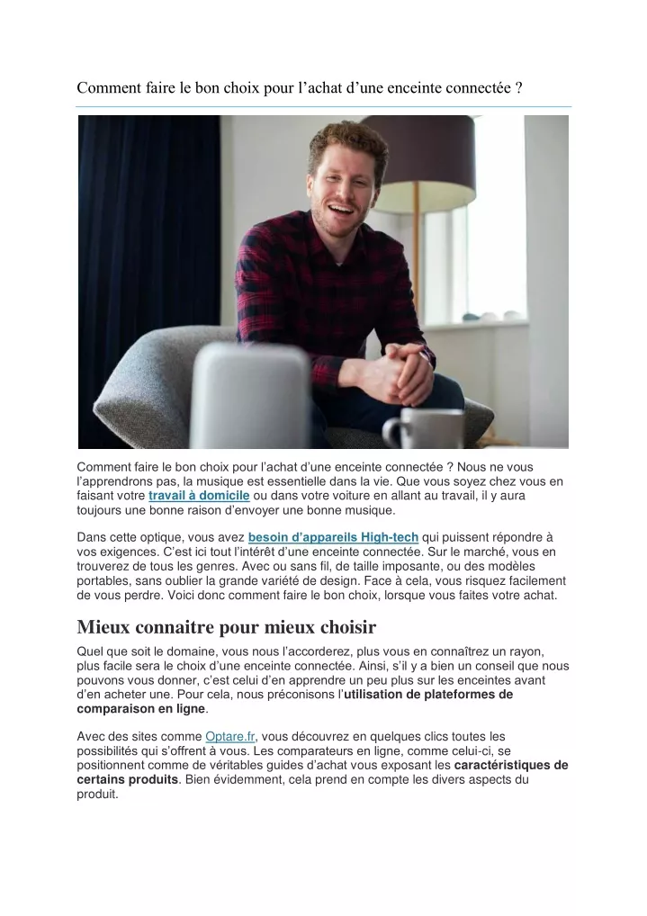 Ppt Le Bon Choix Pour Lachat Dune Enceinte Connect E Comment Faire Powerpoint