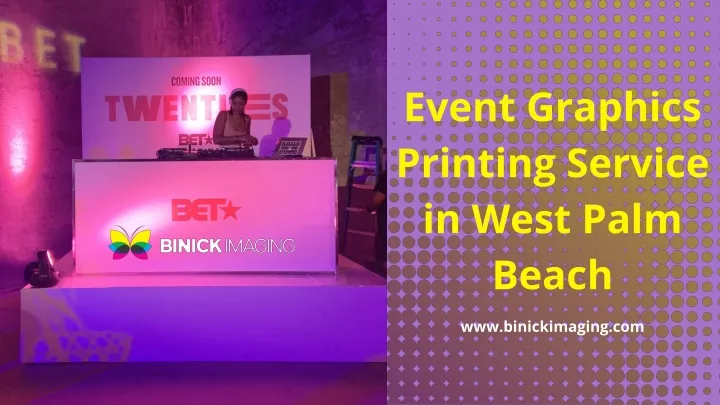 event graphics printing service in west palm beach