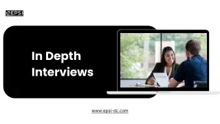 What Are In Depth Interviews And How Are They Useful For A Business
