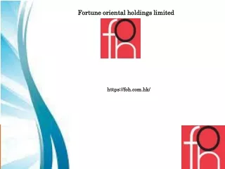 fortune oriental holdings limited
