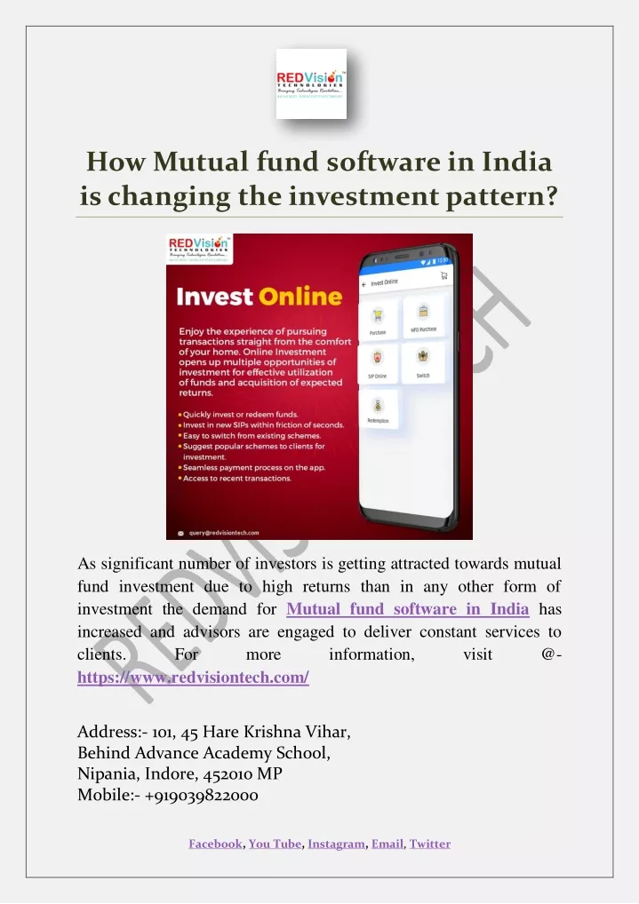 how mutual fund software in india is changing