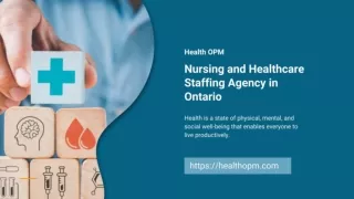 Nursing and Healthcare Staffing Agency in Ontario