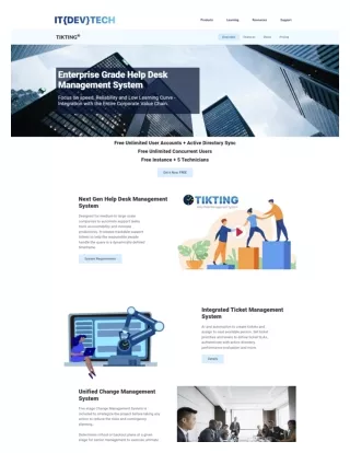 ITDEVTECH - TIKTING Help Desk Software