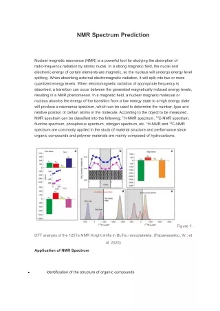 nmr spectrum prediction