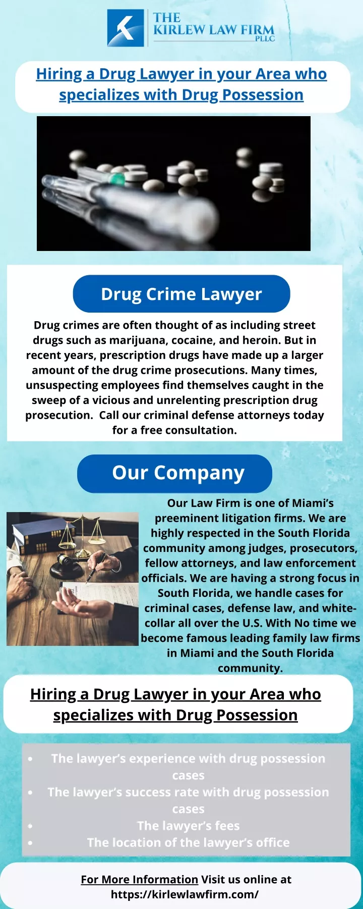 hiring a drug lawyer in your area who specializes