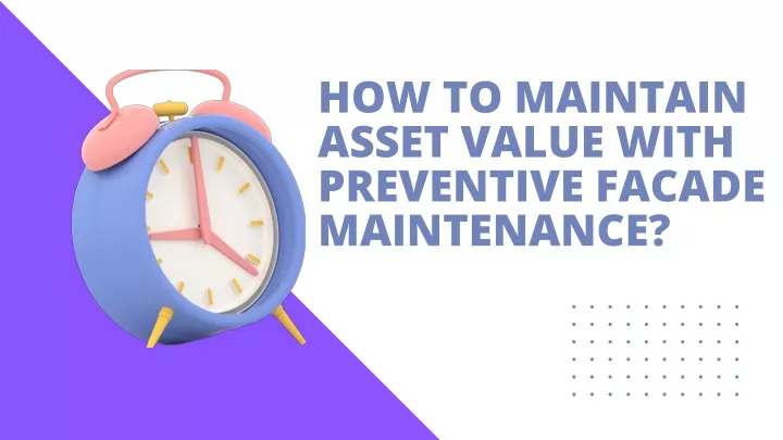 how to maintain asset value with preventive