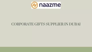 Corporate Gifts Supplier In Dubai