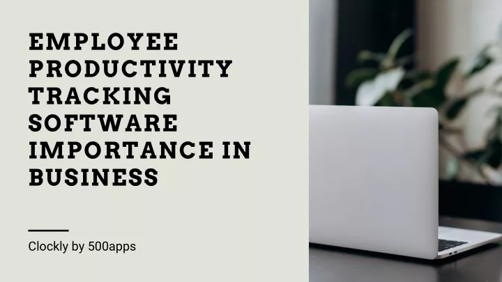 employee productivity tracking software