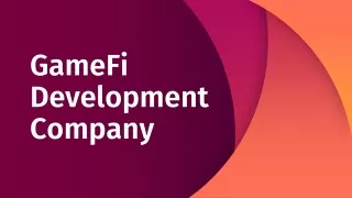 GameFi Development Company