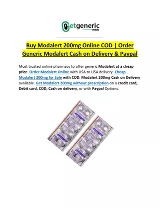 Buy ADHD meds online | Order generic Modalert meds online