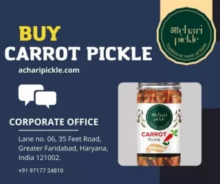 Buy Carrot Pickle Online