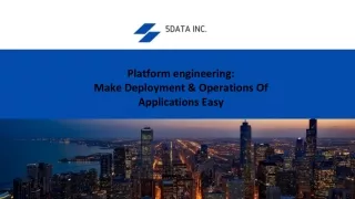 platform engineering make deployment operations