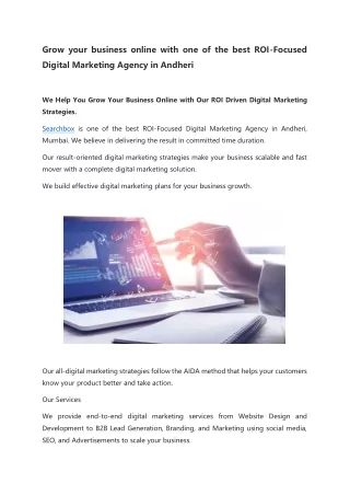 grow your business online with one of the best