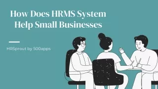 how does hrms system help small businesses
