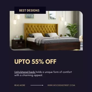Designer Upholstered Beds | WoodenStreet