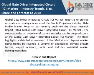 global gate driver integrated circuit ic market