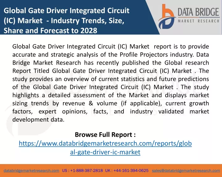 global gate driver integrated circuit ic market