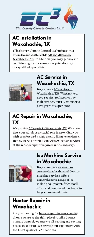 AC Installation in Waxahachie, TX