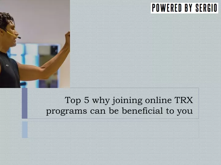 top 5 why joining online trx programs can be beneficial to you
