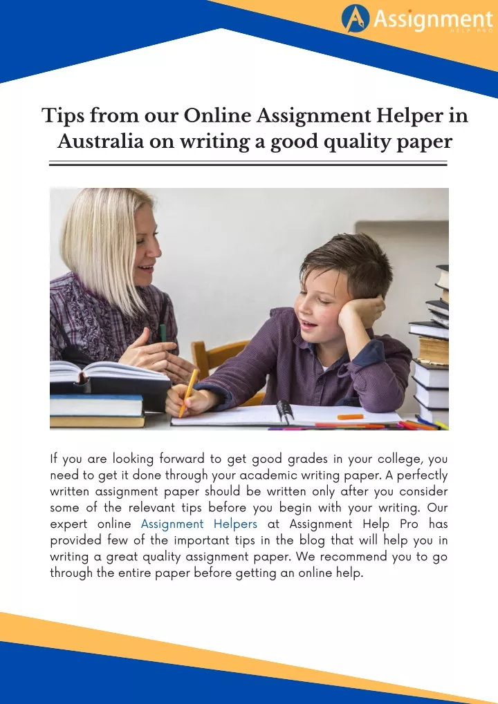 tips from our online assignment helper