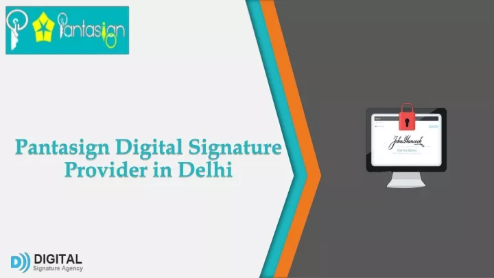 pantasign digital s ignature p rovider in delhi