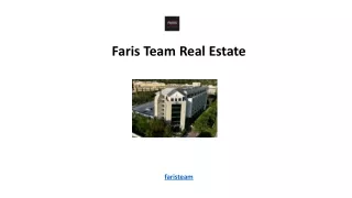 faris team real estate faristeam