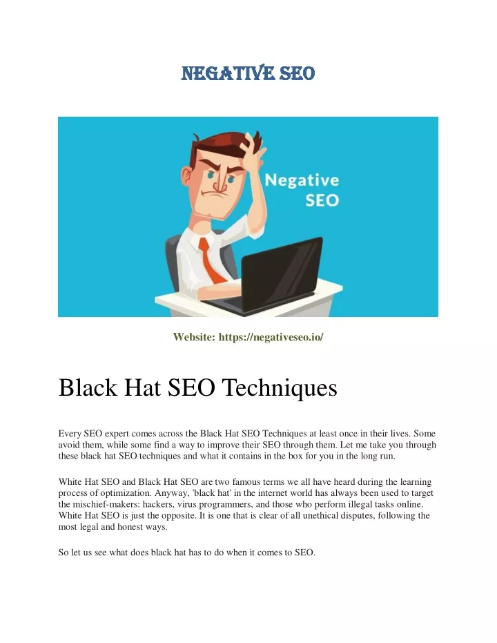 negative seo negative seo