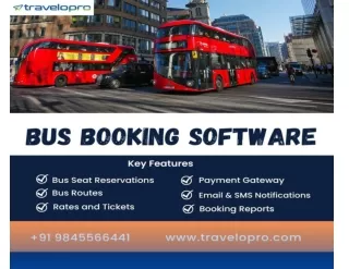Bus Booking Software | Bus Booking API